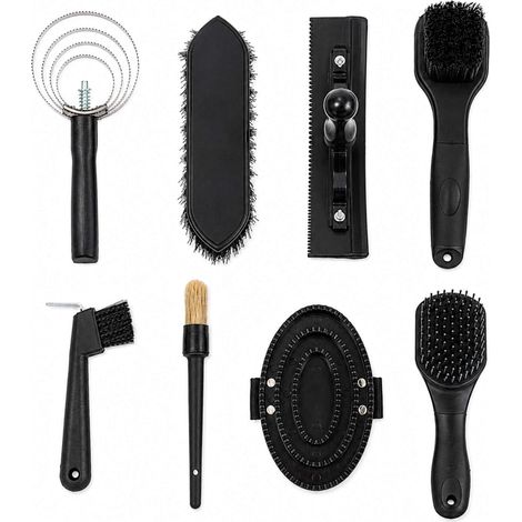 Coco Equestrian 8 Piece Equine Care Horse Grooming Kit with Bag (1/5)