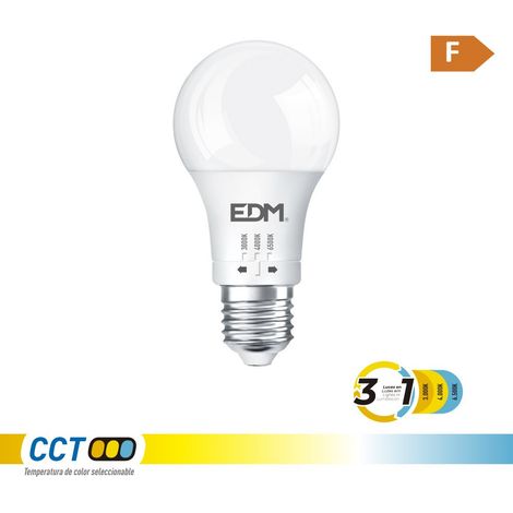Bombilla standard led a60 e27, 10 w, 932 lm, 3cct, ø60 x 116 mm