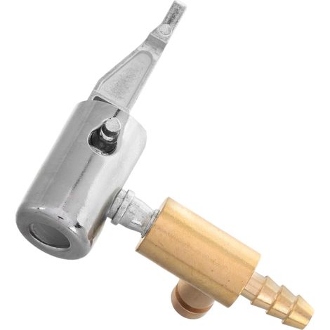 Adaptateur de Valve de Pneu Verrouillable Laiton Embout Rapide pour Pompe à Air Portative Compatible Compresseur Gonflage Fuite