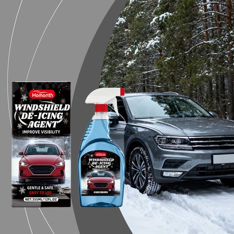 Scheibenenteisungsmittel für Autofenster, Frostschutzmittel, Antibeschlagmittel, Staubschutz, klare Sicht, tragbarer Reiniger – 355 ml -- BIEMMEDUE (1/5)