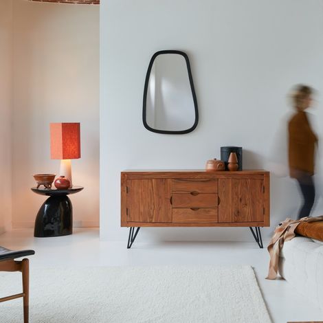 Tikamoon Bonnie Buffet bas en acacia H 77 cm × L 150 cm × P 45 cm (1/5)