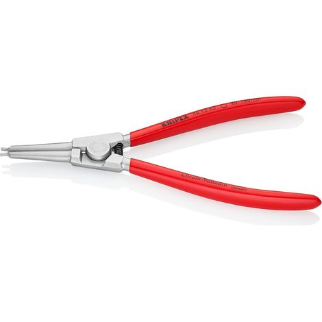 KNIPEX 46 13 A3 Pinza per anelli di sicurezza per anelli di sicurezza esterni su alberi rivestiti in resina sintetica cromata 210 mm