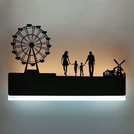 Applique Murale Interieur LED 12W Lampe Murale Moderne Applique Luminaire Haut et Bas pour Chambre Coucher, Salon, Hôtel,Stely D (1/5)