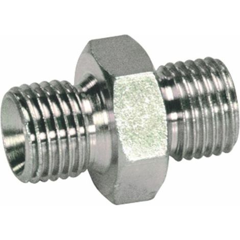 Raccord de jonction 24° Mâle Mâle 3/8"-16X1,5 (Lot de 5)