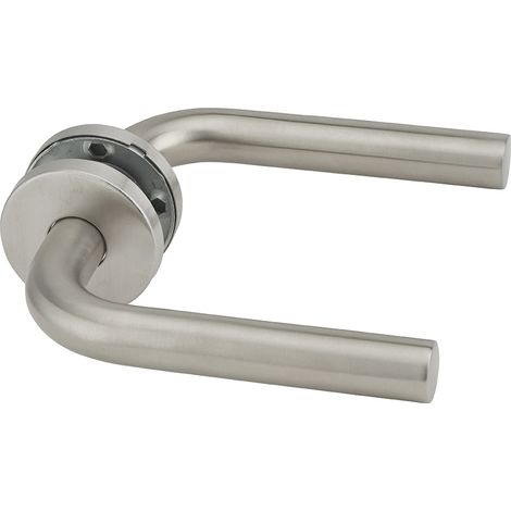 Coppia di maniglie per porta, quadro 7x110mm, acciaio inox 304 satinato - THIRARD