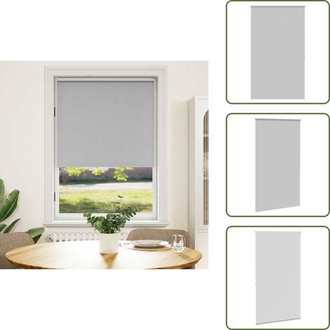 Verdunkelungsrollo Verdunklungsrollo 120 x 175 cm grau - Fensterrollo - Verdunkelungsrollo - Rollo Grau - Klemmrollo - Raffstore (1/5)
