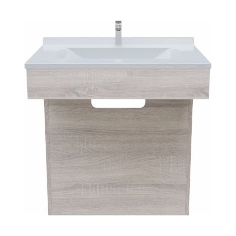 Meuble simple vasque PMR ALTEA 60 cm - Cambrian oak (1/5)