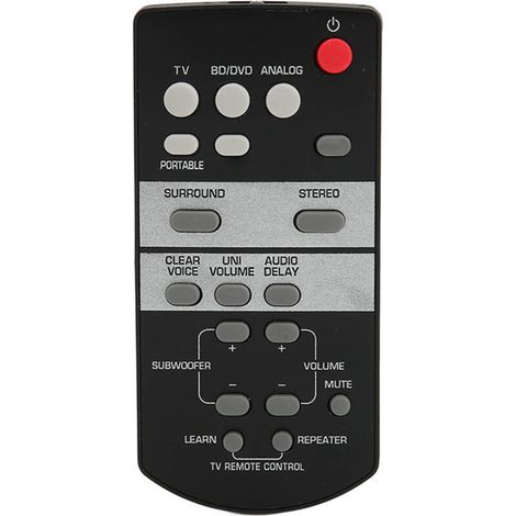 Ersatzfernbedienung FSR64, kompatibel mit den Soundbars YAS 152, ATS 1520, YAS 152BL, ATS 1520BL und YAS152 ATS1520 YAS152BL. (1/5)