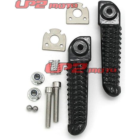 Pédales pour Yamaha YZF R1 YZF R6 (repose-pieds arrière noirs) (1/3)