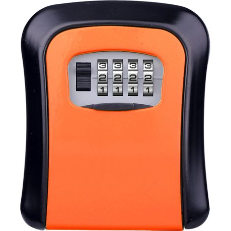 Compartiment à clés avec combinaison à 4 chiffres pour la maison, le bureau ou la clé du propriétaire. (1/5)
