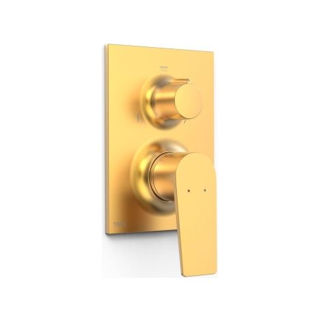 Pièce apparente pour boîtier encastré Rapid‑box 3 voies Project Or Mat 24K - TRES 22127310OM