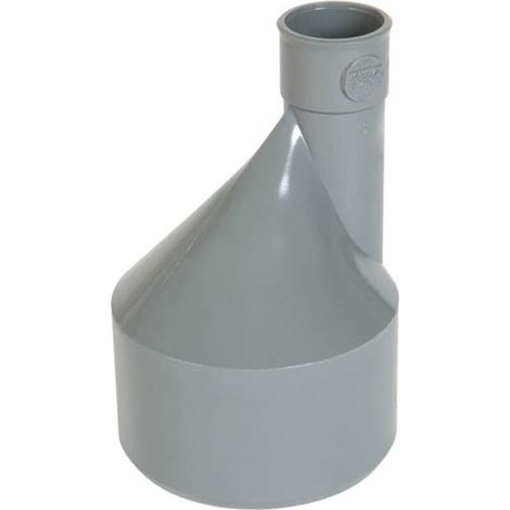 Réduction extérieure excentrée mâle-femelle Ø100/32 mm – PVC lisse pour évacuation eaux usées – Installation horizontale efficace (1/2)
