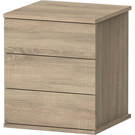 Table de chevet / Table de nuit coloris Cambrian - Hauteur 48.5 x Longueur 41 x Profondeur 40 cm -PEGANE-