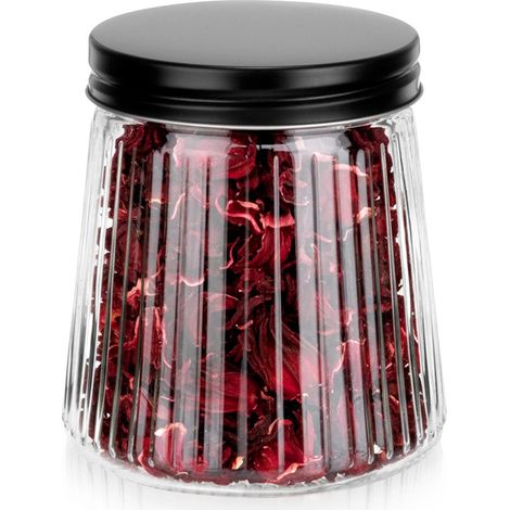 Glasbehälter zur Aufbewahrung von Trockenlebensmitteln mit Deckel, 700 ml