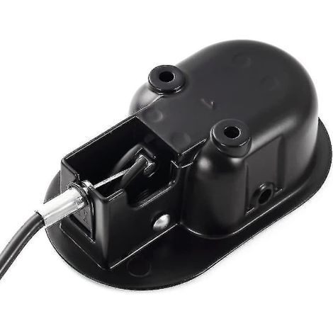Pièces de rechange pour fauteuil inclinable : poignée universelle en métal noir.