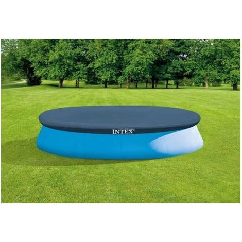 Housse de protection solaire pour piscine gonflable ronde de 366 cm – avec cordon de serrage inclus – résistante aux UV (1/4)
