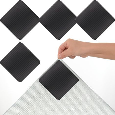 4er-Set rutschfeste Matten, Vliesstoff, waschbar, für Laminatböden, für mehr Sicherheit im Haushalt (1/5)