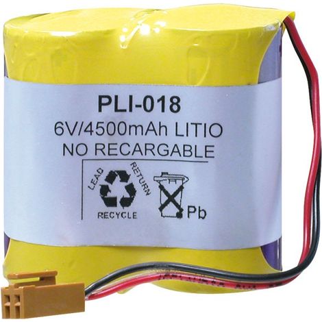 Bateria Litio 6V 5000mA BRC3Vx2 Cable CR26500x2
