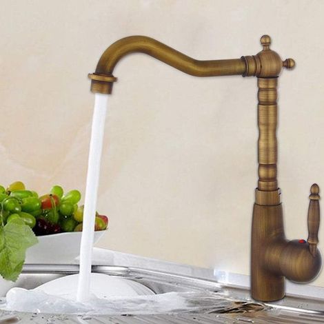 Rubinetto miscelatore monocomando per vasca da bagno, stile retrò, miscelatore monocomando