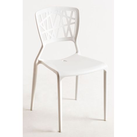 Sillas Comedor - Silla Delta - Blanco