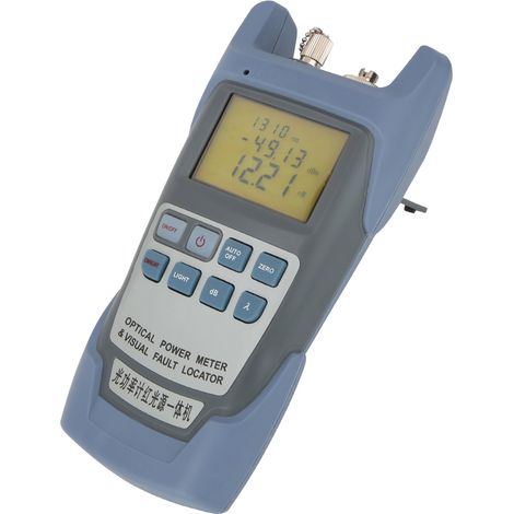 Handliches Glasfaser-Leistungsmessgerät mit visueller Fehlerortung, Glasfaserkabeltester -70 bis +10 dB (1/5)