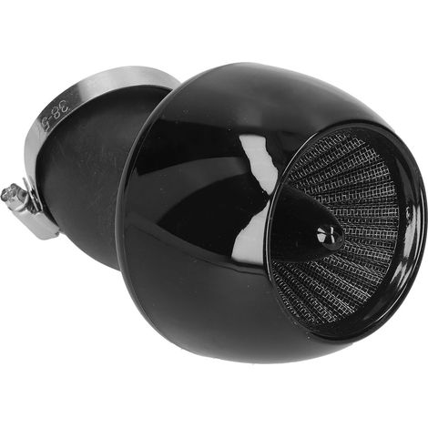 Filtre à air moto de rechange noir pour tube diamètre intérieur 28-48mm, compatible motocyclettes (1/5)