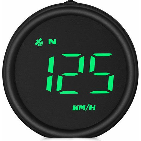 Compteur de vitesse GPS universel a affichage tete haute pour voiture HUD avec vitesse, avertissement de survitesse, mesure du kilometrage, rappel de conduite de fatigue pour tous les vehicules, model (1/4)