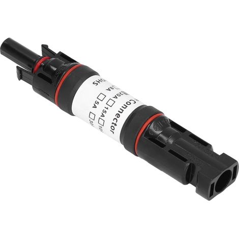 Porte-fusible photovoltaïque en laiton PPO avec système de verrouillage automatique, 1000 V CC, 15 A (1/5)