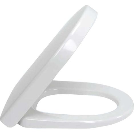Subway, Copriwater Compact, cerniere inox, Duroplast bianco (1/2)