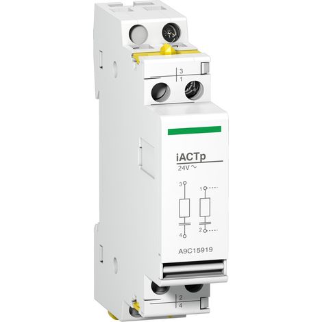 Acti9 iACTp auxiliaire d'antiparasitage 220..240Vca pour iCT SCHNEIDER A9C15920 (1/4)