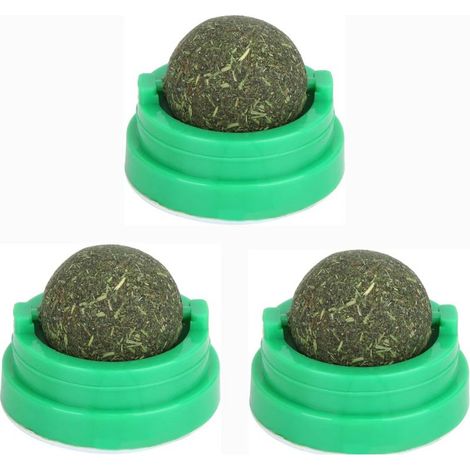 Paquete de 3 semillas de hierba gatera natural, ideales para regular el estado de ánimo de los gatos. (1/5)