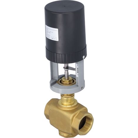 Elektrisch motorisiertes Regelventil aus Messing, BSP, 2-Wege, 220 V Wechselstrom, für industrielle Anwendungen, DN32 (1/5)