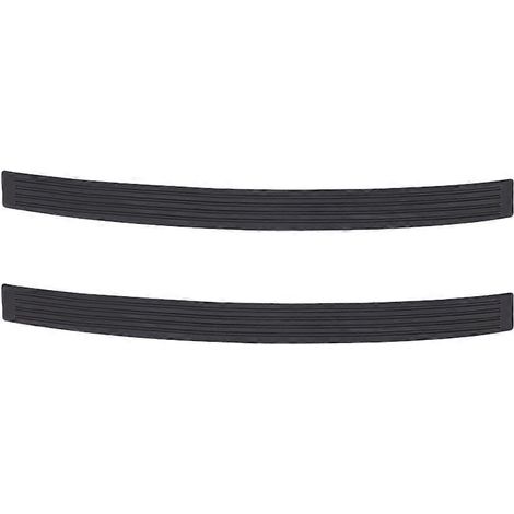 2 pièces de protection de pare-chocs arrière de voiture, bande de protection en caoutchouc pour coffre de voiture, accessoire auto-104X9cm-Black (1/2)