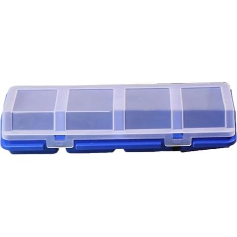 Boîte de rangement multi-compartiments pour vis, petites pièces, matériel en plastique