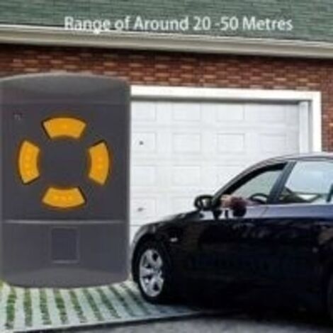 Telecomando per porta da garage a 433,92 MHz per trasmettitori portatili, compatibile con i modelli Hormann HSM2, HSM4, HS1, HS2, HS4, HSE2, HSZ1, HSZ2 e HSP4 (2 pezzi). - Crezuo (1/2)