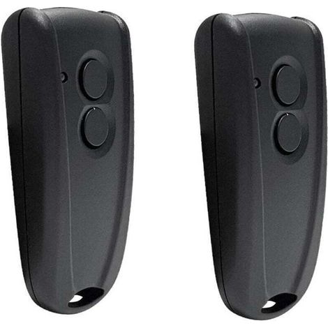 Télécommande Porte Garage - 2 Pièces - 433 MHz - Compatible Volet Roulant - Portée 100 M - ABS - 12 V (1/4)