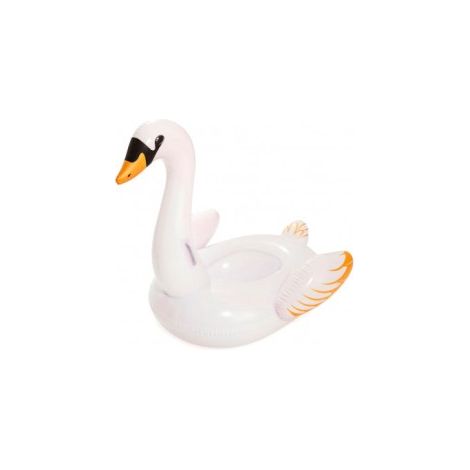 BESTWAY colchoneta cisne 122x122 cm 41123 , Colchoneta cisne 122x122 cm 41123Flotador inflable con una cabeza de cisne extra grande con alas infladas y plumas para mantener el (1/5)