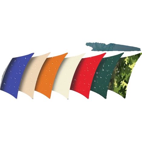 Voile d'ombrage, Polyester PU imperméable, Dimensions 3m x 5m, Forme rectangulaire, Protection UV, Blocage de la lumière (1/5)