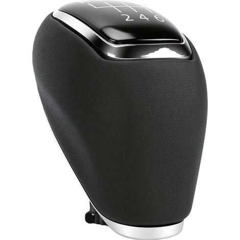 6-Speed Gear Shifter, Direct Replacement Part, Precise Fit, Smooth Shifting, Durable, Easy Installation, Non-Slip, Ergonomic, Interior Accessory
