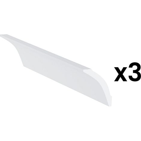 Cornicione per soffitto L290 x H5 cm in Polistirene Bianco - Lotto di 3 - RENODA