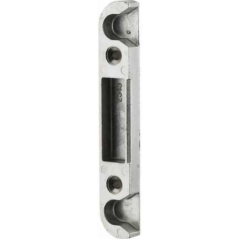 Gâche centrale encastrable réversible pour porte d'entrée bois – Acier FerGuard® – Compatible serrure Decena – Dimensions 114x18x9mm – Ferco By Thirard