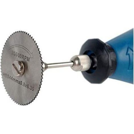 Lame De Scie HSS - 6 Pièces - Pour Outils Rotatifs - Diamètres 22 À 50 Mm - Tige 6,35 Mm - Acier Rapide (1/4)