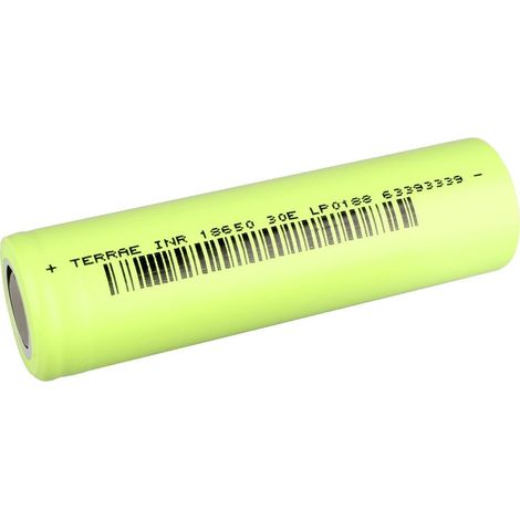 BMZ TerraE INR1865030E Batteria ricaricabile speciale 18650 Li-Ion 3.7 V 3000 mAh 1 pz.
