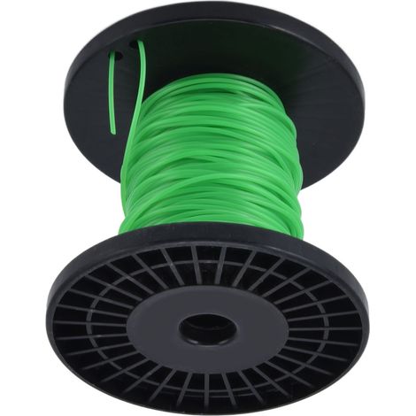 Ligne de coupe-bordure de 2mm, tondeuse à gazon ronde verte pour Husqvarna 30m / 98,4 pieds (1/5)