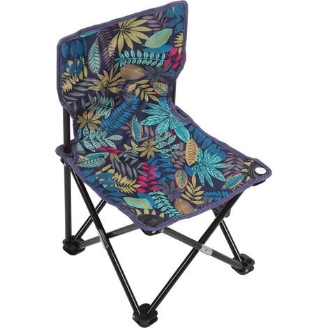 Siège de Camping Pliable Portable Chaise de Pêche Pliante Légère en Toile et Alliage D aluminium pour Camping et Sports (1/4)