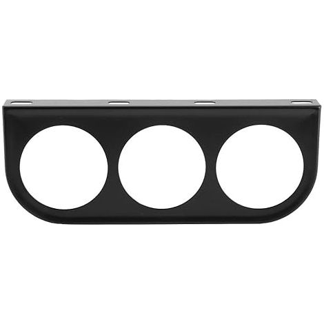 Support de montage pour tableau de bord de voiture à trois trous, 52 mm / 2 pouces, avec trois trous (noir). (1/5)
