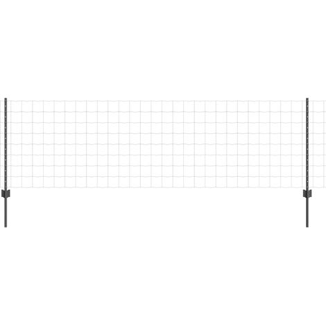 Maison Exclusive - Geschweißter Drahtzaun 10 x 0,8 m (B x H)