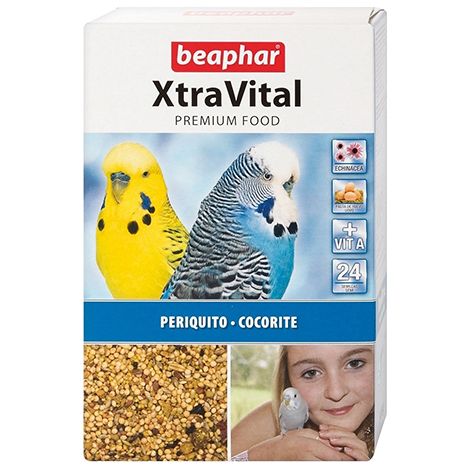 Beaphar Xtravital Food per parrocchetti, 500 gr