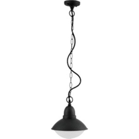 Sospensione Esterno Nordica Urban Alluminio Nero Bianco 1 Luce E27 Ip44 (1/2)