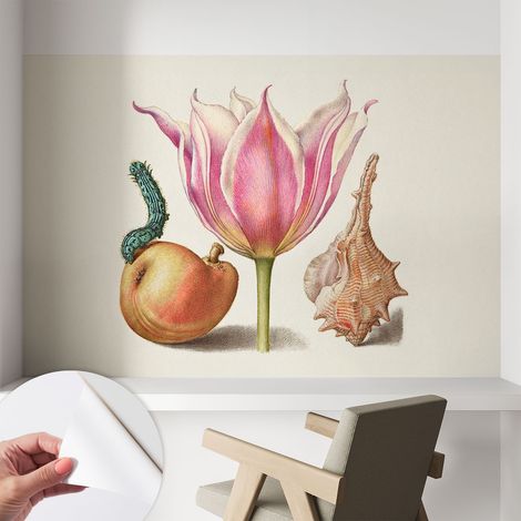 Selbstklebend Tapete - abwaschbar - Raumgestaltung Schlafzimmer Wohnzimmer Tapete Natürliche Symbiose 104x70 cm (1/5)